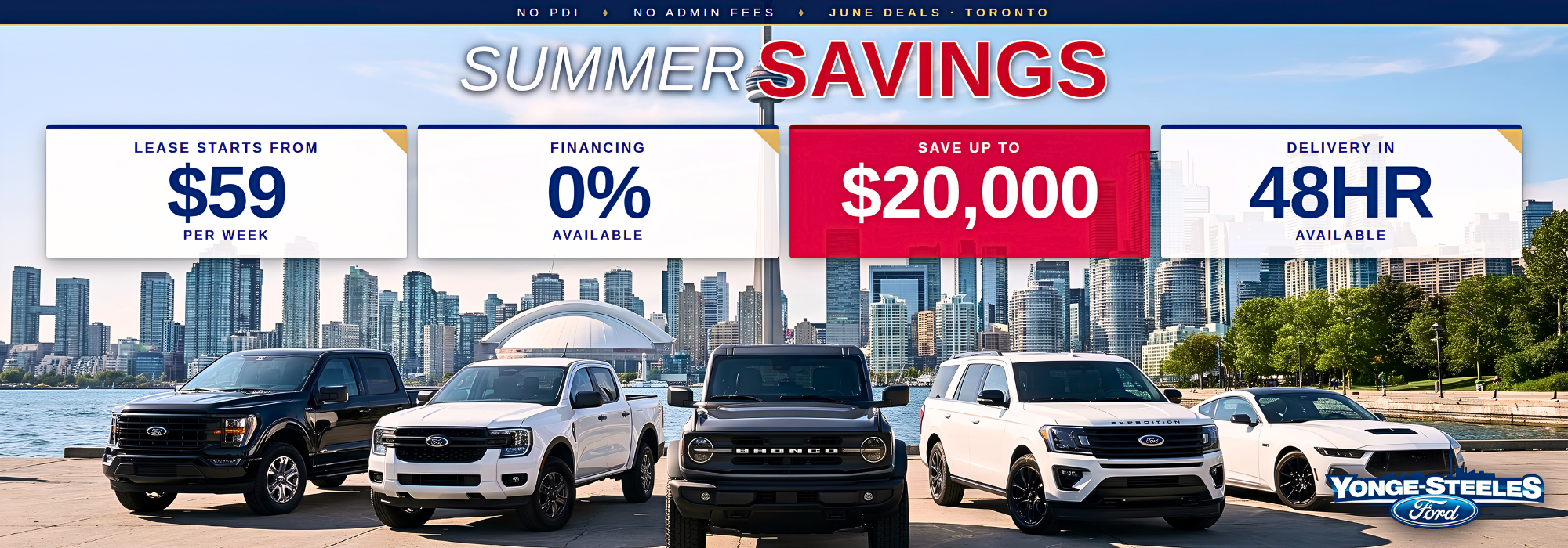 Best ford car deals in Toronto YSFL