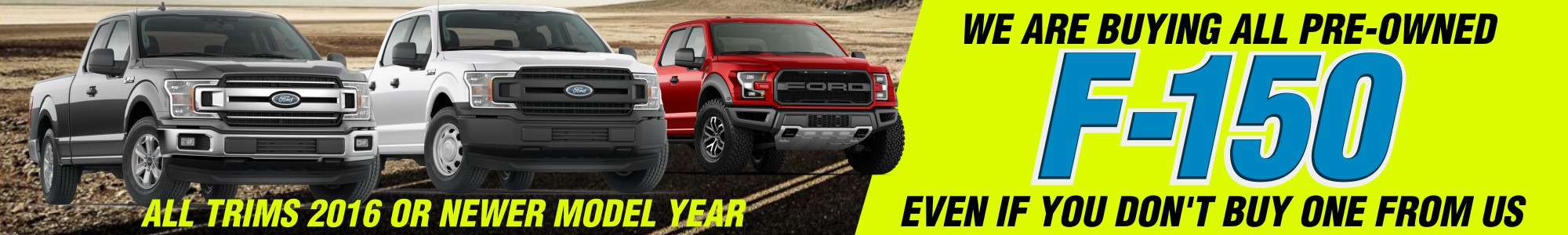 Banner Ford F-150 Desktop