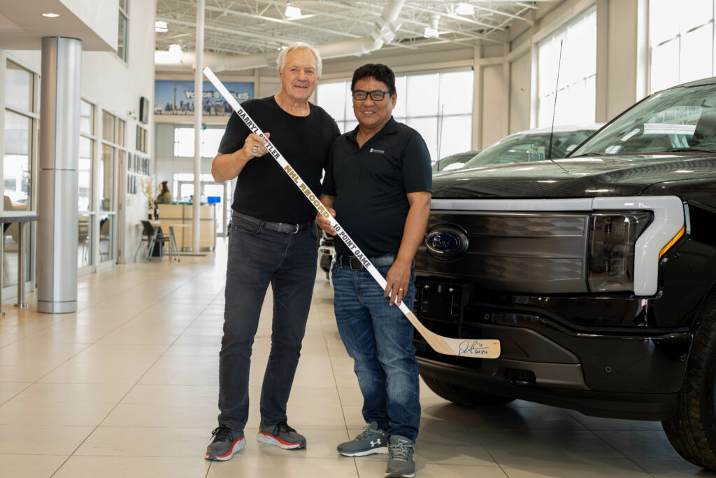 Darryl Sittler at Yonge Steeles Ford in Toronto